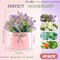 Artificial Flowers Plant for Centerpiece Table Decorations 4 packs